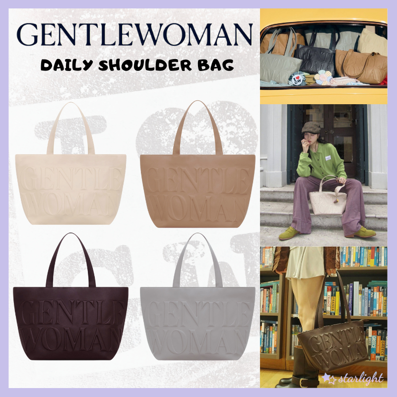 [NEW DROP]Gentlewoman Club :GW DAILY TOTE BAG Canvas Tote Bag กระเป๋าผ้า กระเป๋าแบรนด์ไทย กระเป๋า 4 shades
