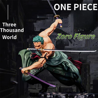 ของขวัญที่ยอดเยี่ยม ฟิกเกอร์อนิเมะ One Piece Roronoa Zoro ขนาด 23 ซม. ขนาดใหญ่ ฟิกเกอร์ซอร์โรวันพีซ