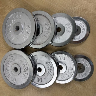LANCAMP แผ่นน้ำหนัก JS78 แผ่นดัมเบล 1.25-20kg แผ่นบาร์เบล ออกกำลังกาย fitness