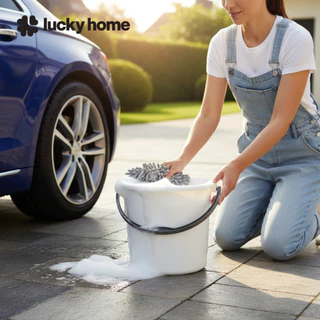 LUCKY HOME ถังน้ำ 12 ลิตร C-012 ขนาดสินค้า (เส้นผ่าศูนย์กลางxสูง) : 28 x 27 cm