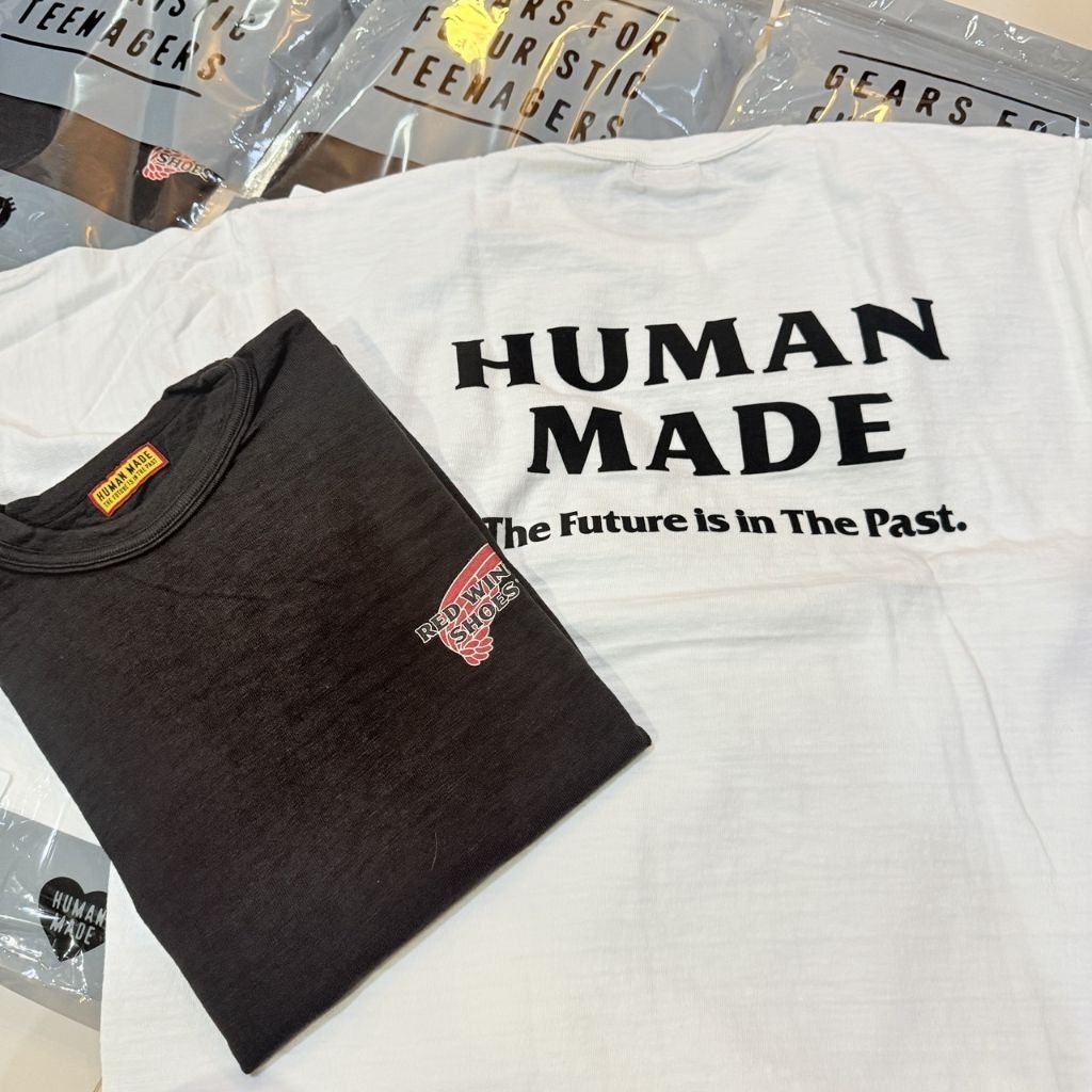 [พร้อมส่ง] Human Made X RedWing เสื้อยืด ของแท้