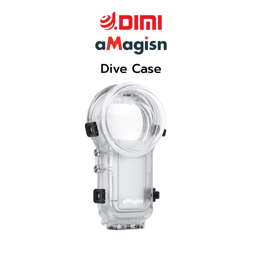 aMagisn Dive case เคสดำน้ำแบบใส สำหรับ Insta360 X5/X4