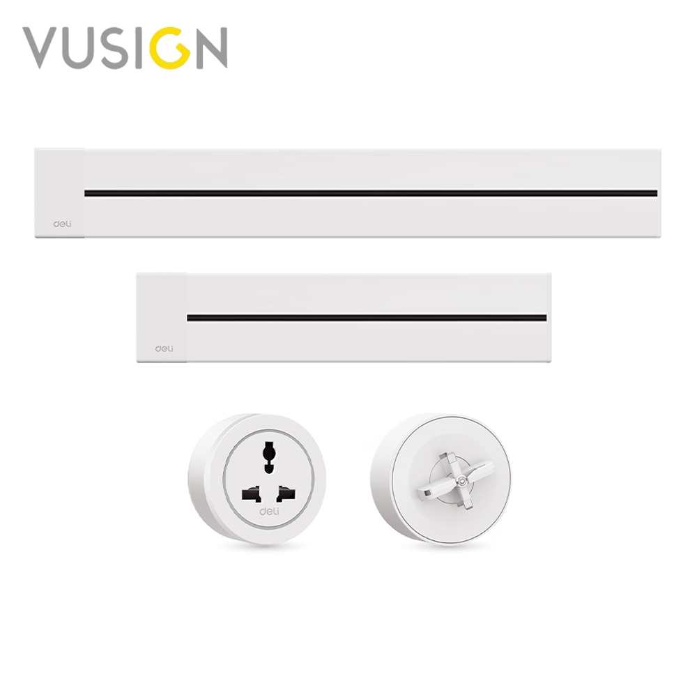 Vusign อะแดปเตอร์จ่ายไฟ เลื่อนได้ 8000w ล็อคแน่นกันหลุด ทนความร้อน มีไฟแจ้งสถานะ Adapter