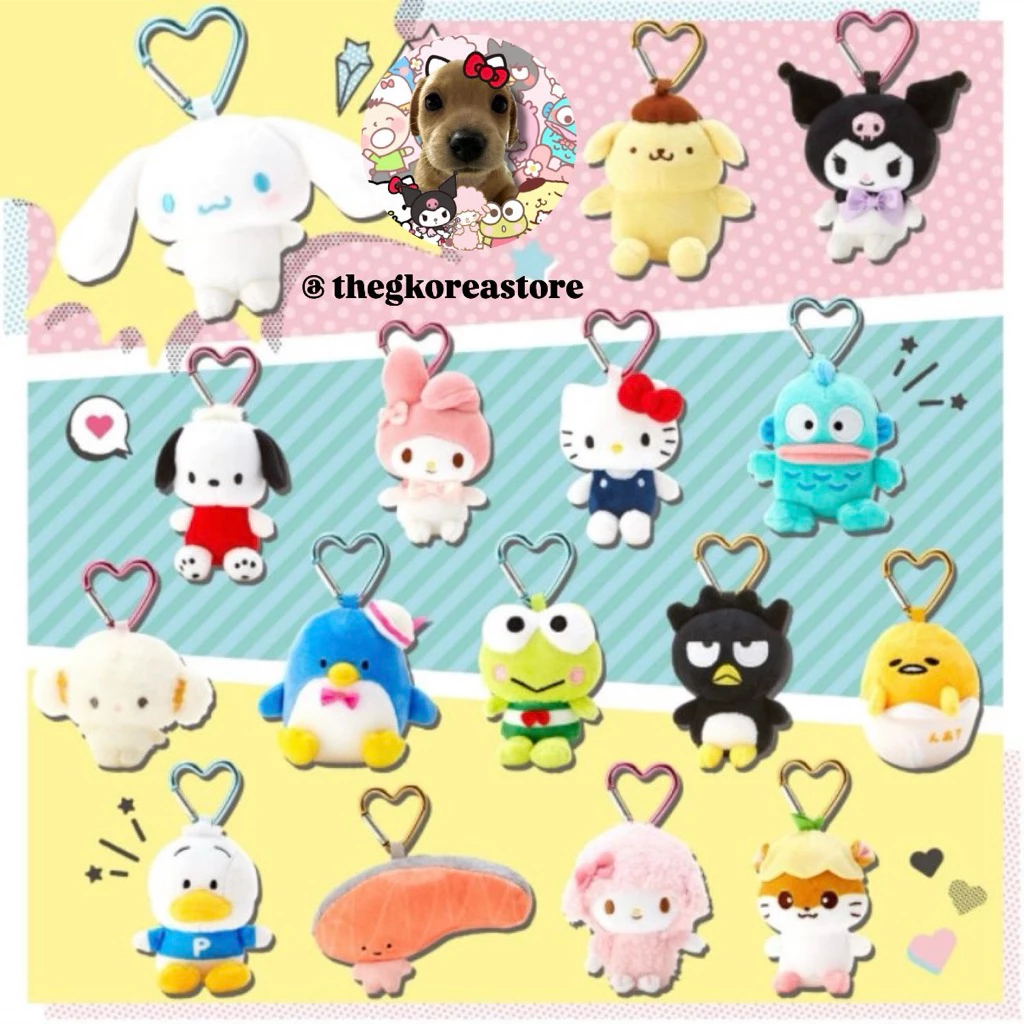 💖พร้อมส่งในไทย 💖 ตุ๊กตาตา พวงกุญแจ sanrio ✅ของแท้100%