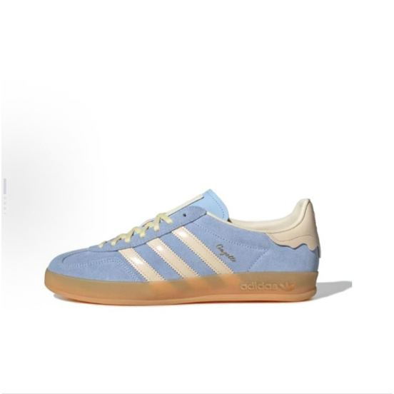 Adidas Origins GAZELLE INDOOR Low cut Board Shoes Blue【ของแท้ 100%】