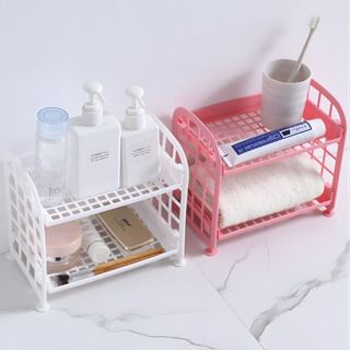 DEMA ชั้นวางของ จัดระเบียบบนโต๊ะทำงาน ชั้นวาง 2 ชั้น อเนกประ…