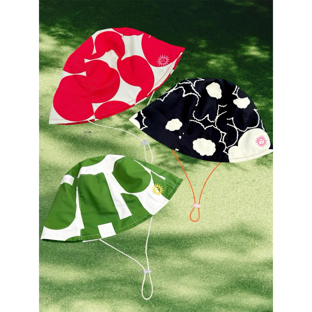 Bucket Hat หมวกน้ำหนักเบา Summer หมวกพิมพ์ลาย