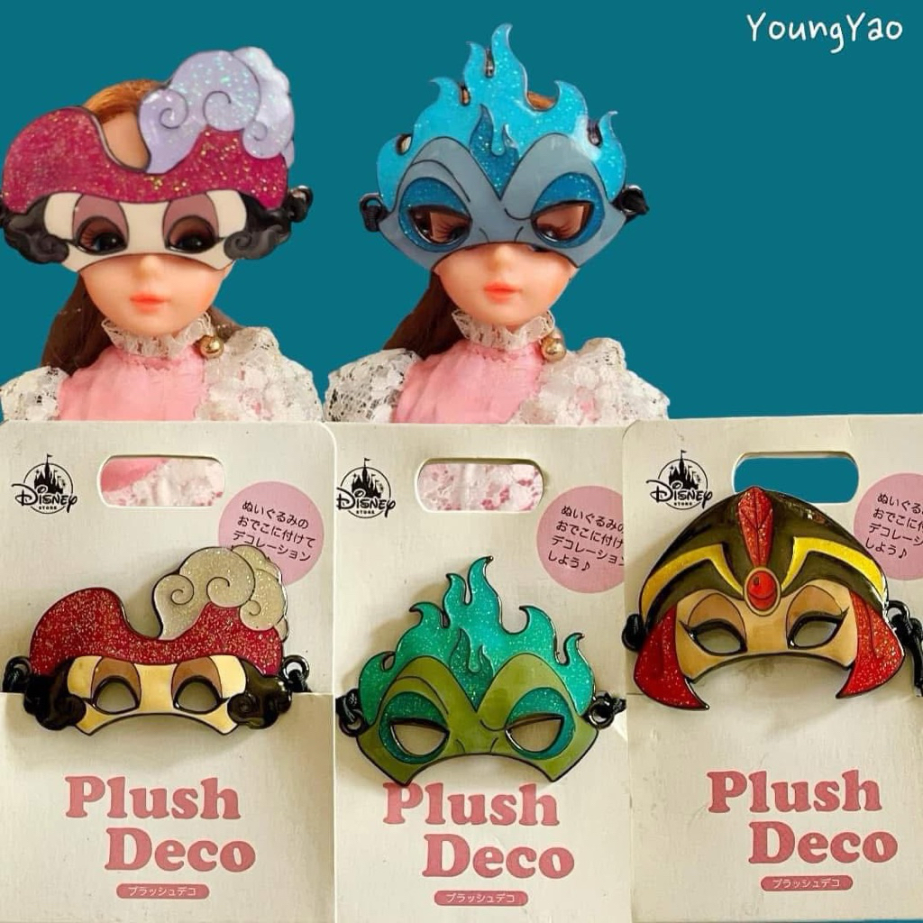 ที่รัดผมธีม Aladin, Maleficent และ Captain Hook จาก Disney Store Japan