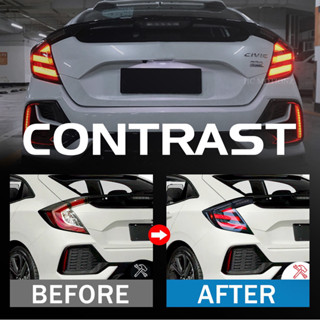 ไฟท้ายCivic FK Mugen เคลียร์เลน สายคลีน LED ไฟเลี้ยววิ่ง Civ…