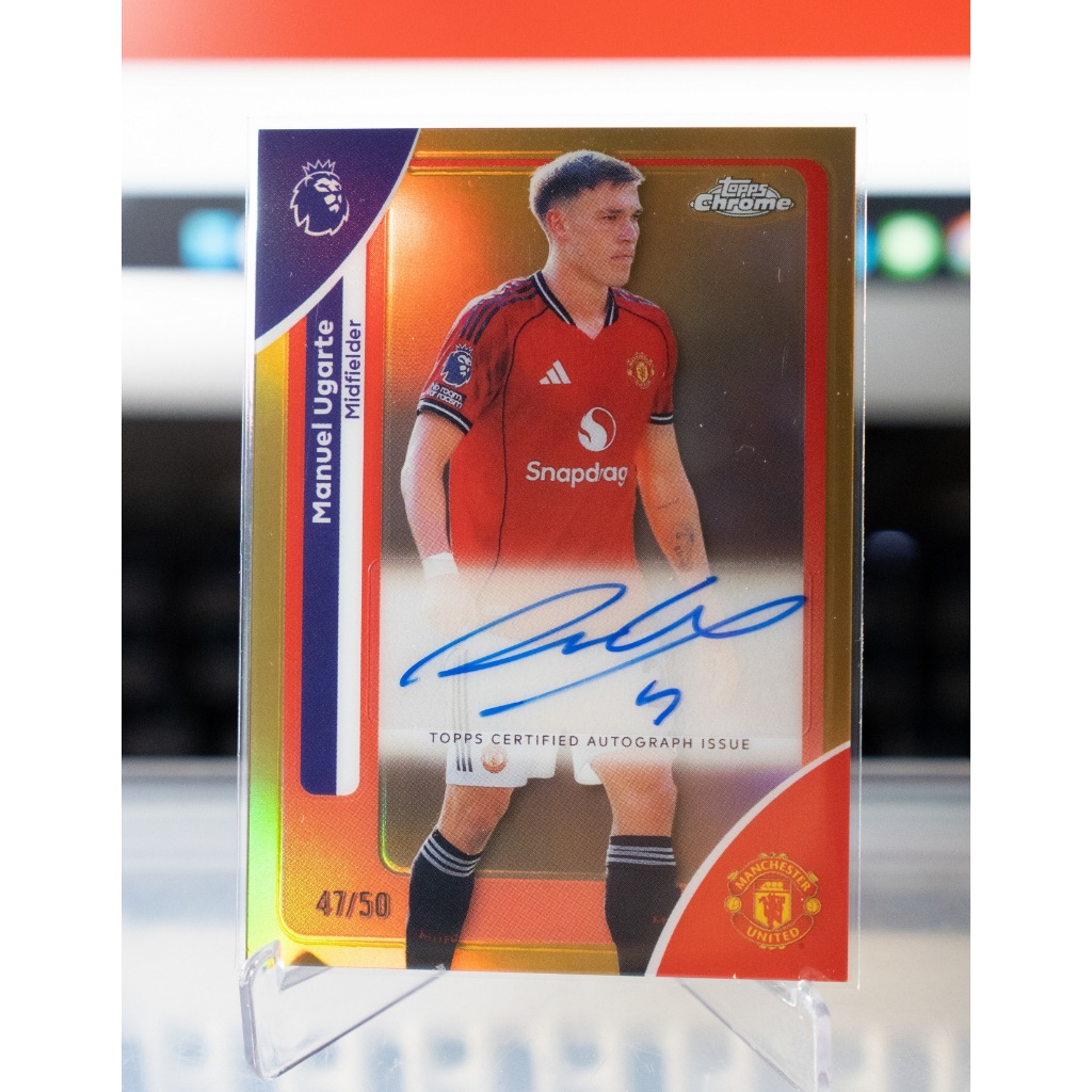 2026 Topps Chrome Premier League Manuel Ugarte Auto /50