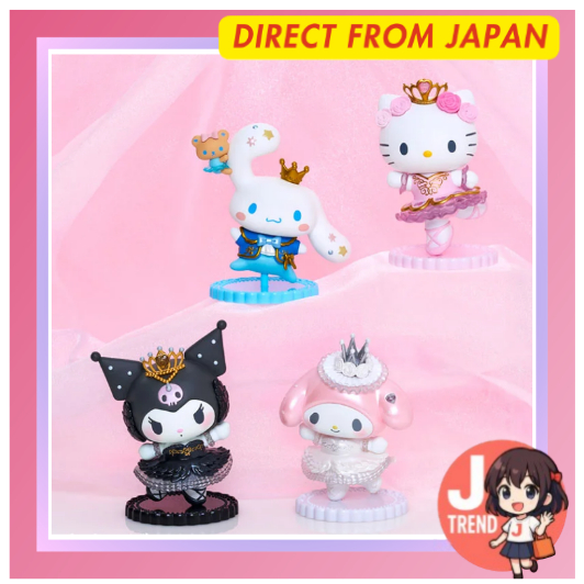 Sanrio ฟิกเกอร์บัลเลต์ Hello Kitty / My Melody / Cinnamoroll / Kuromi จากญี่ปุ่น