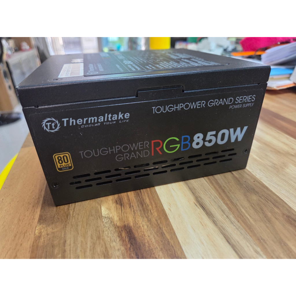 (SN1198) POWER SUPPLY THERMALTAKE 850W TOUGHPOWER GRAND RGB (80+ GOLD) ประกันร้าน 30 วัน ***มือสองพร