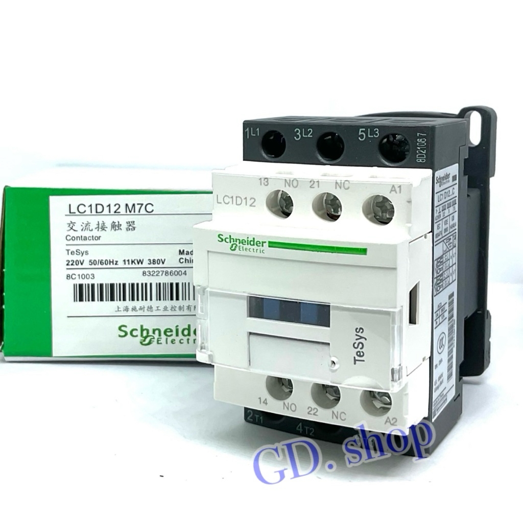 LC1D12 Schneider Electric Magnetic contactor LC1D12M7แมกเนติก LC1D12 ยี่ห้อ Schneider