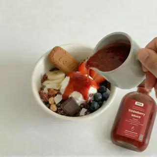 (NEW!) Homemi Strawberry Sauce ซอสสตรอว์เบอร์รีโฮมเมด 350 g.