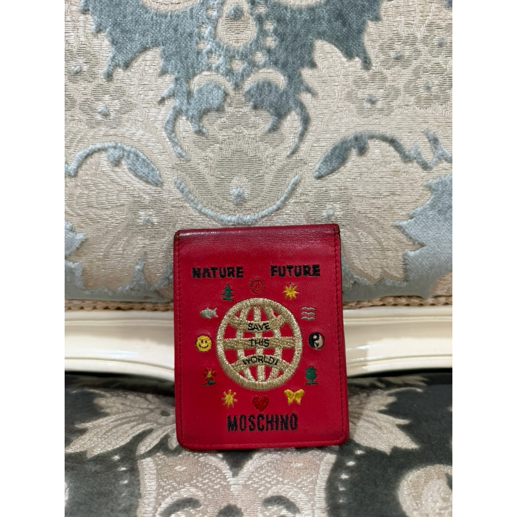กระเป๋าใส่บัตร Moschino ของแท้