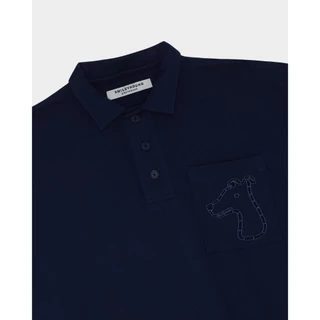 S26MD SMILEYHOUND CUT-OUT LOGO POCKET POLO