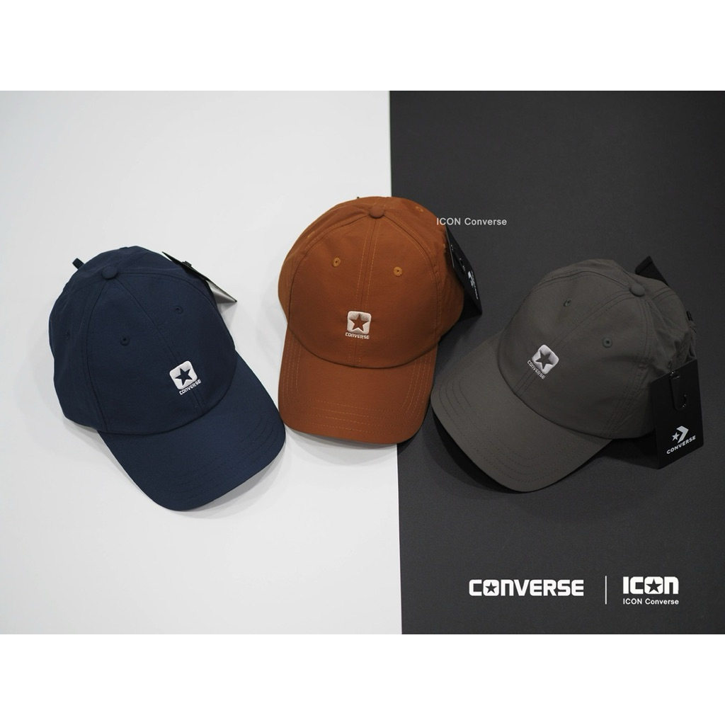 หมวก Converse Box Star Logo Nylon Cap สินค้าลิขสิทธิ์แท้พร้อมถุง Shop I ICON Converse