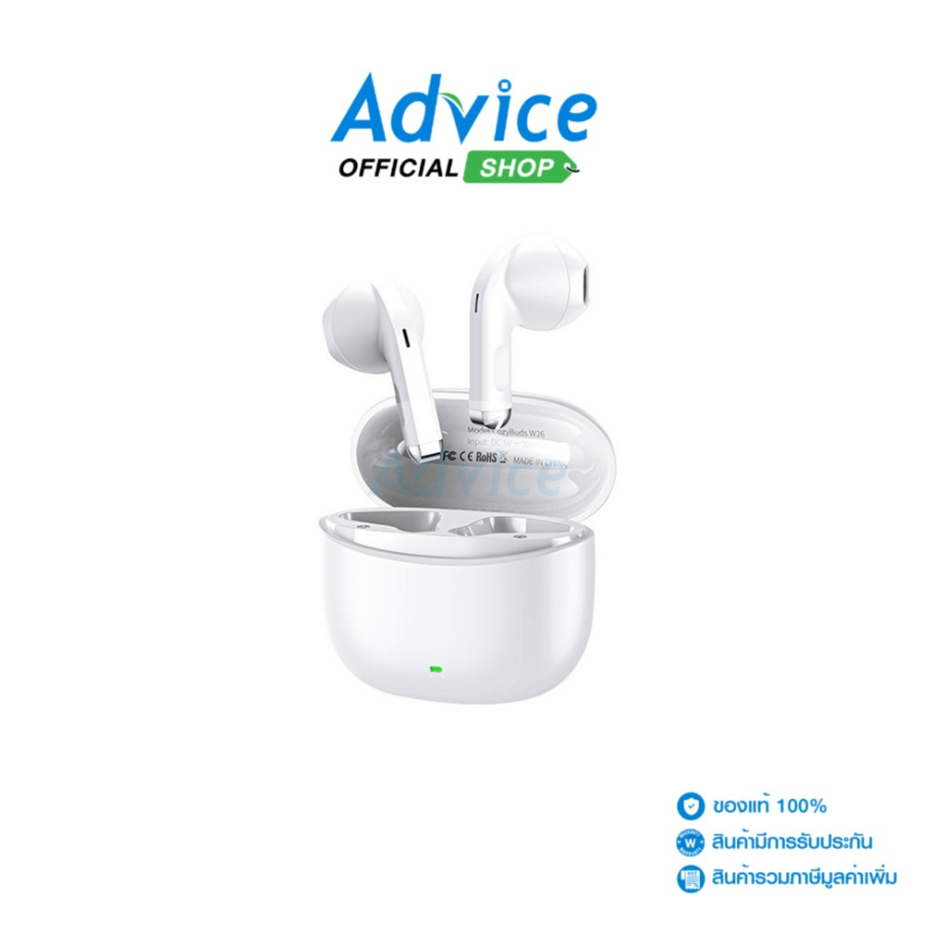 REMAX True Wireless (W26) White - A0177713