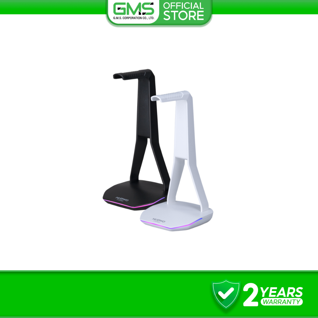 [รับประกัน 2 ปี] Nubwo ขาตั้งหูฟัง  X81 Headset Stand มีไฟ RGB ใช้งานง่าย มีช่อง USB และ type-c เพิ่