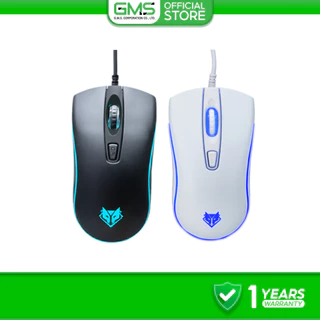 [สินค้ารับประกัน 1 ปี] Nubwo เมาส์เกมมิ่ง WARFARE NM95 LED Lighting ปรับ DPI ได้ 3600 ใช้งานง่าย เหมาะสำหรับเล่นเกม