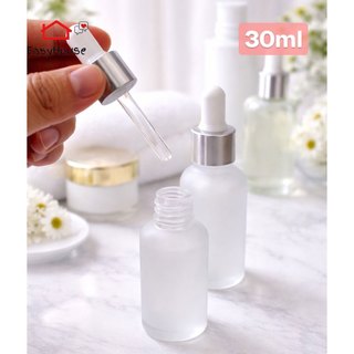 Easyhouse ขวดใส่เซรั่ม 30ml ขวดเซรั่มเปล่า ขวดดรอปเปอร์ ใส่เซรั่ม ใส่น้ำมันหอมระเหย Frosted Glass