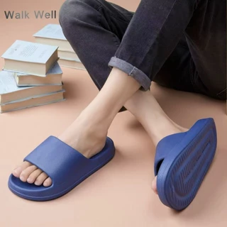 🔥โปรโมชัน ซื้อ1แถม1 |WalkWellรองเท้าแตะผู้ชาย EVA กันลื่น กันน้ำ แห้งเร็ว เย็นสบาย ใส่หน้าร้อน เล่นน้ำสงกรานต์💦