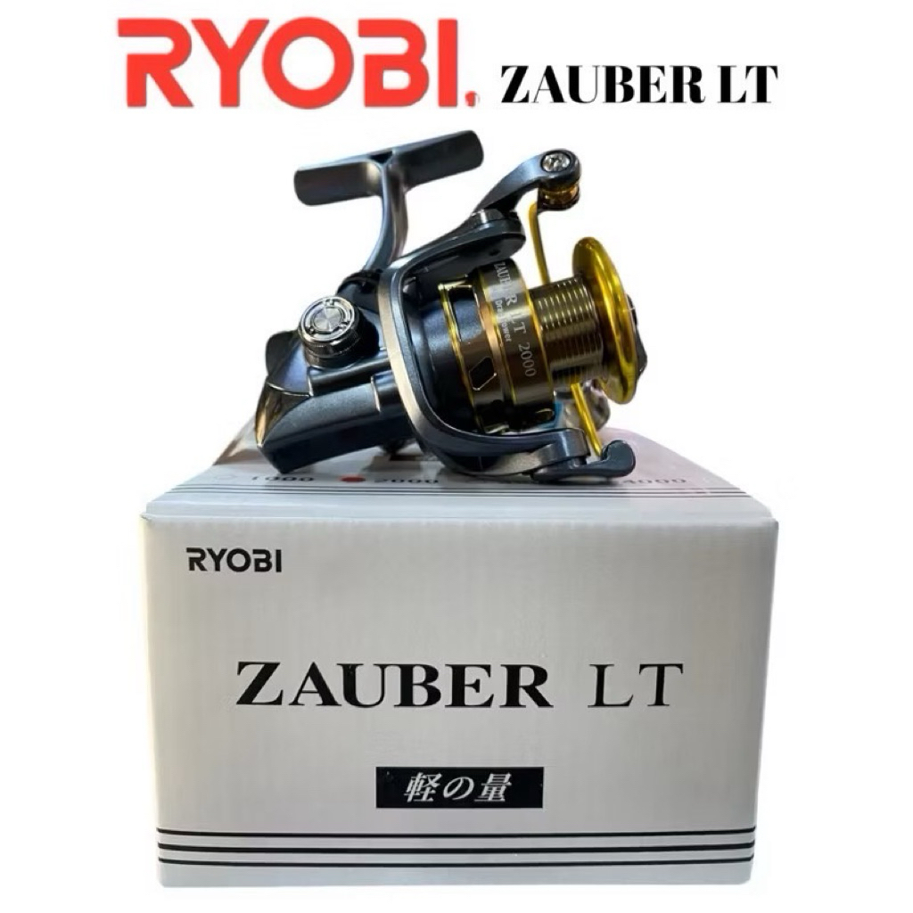 รอกสปินนิ่ง RYOBI ZAUBER LT เบอร์ 1000 / 2000 / 3000 / 4000 เบา ทน ลื่น เฟืองแน่น (พร้อมส่ง)