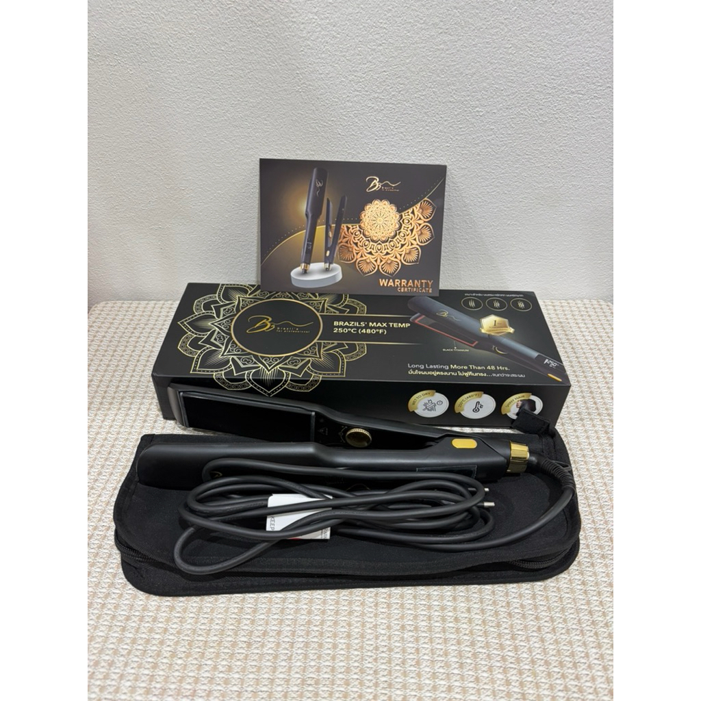 Brazil's Max Temp250C (1.75 นิ้ว)แถมฟรีกระเป๋ากันความร้อนบราซิล