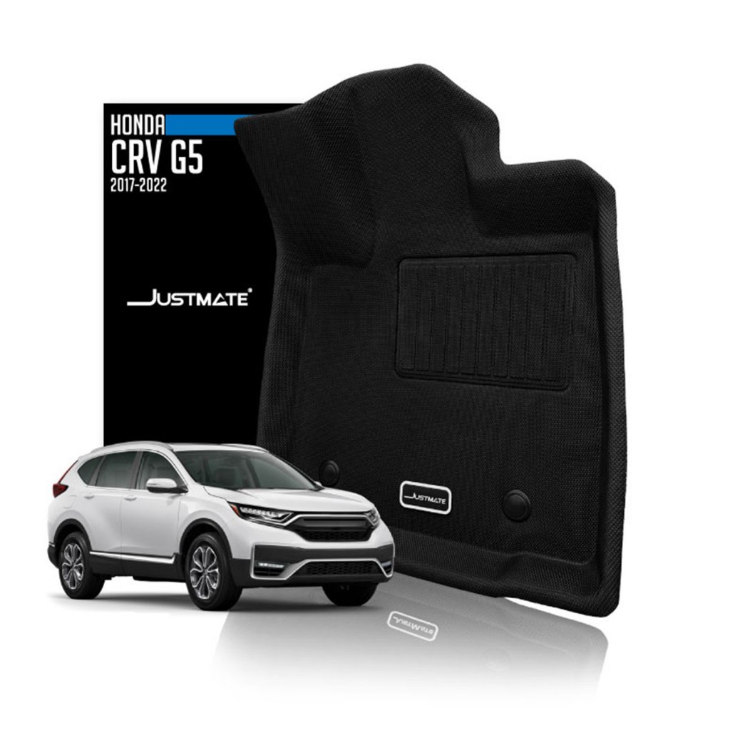 [JUSTMATE] HONDA พรมปูพื้นรถยนต์ CRV G5 2017 - 2022 5 Seat / 7 Seat