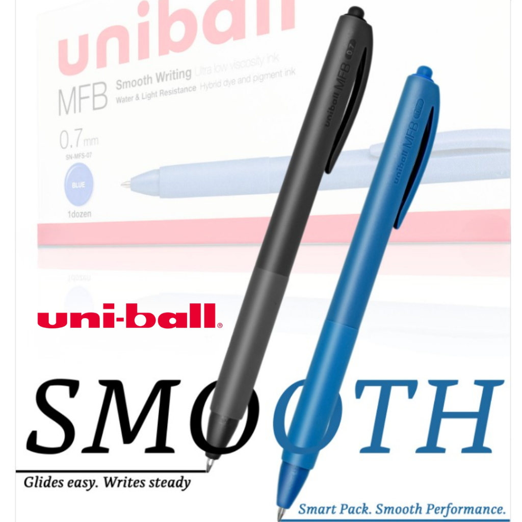 uniball SN-MFS-07 ปากกาลูกลื่น 0.7mm. หมึกน้ำเงิน กันน้ำ จำนวน 1 ด้าม