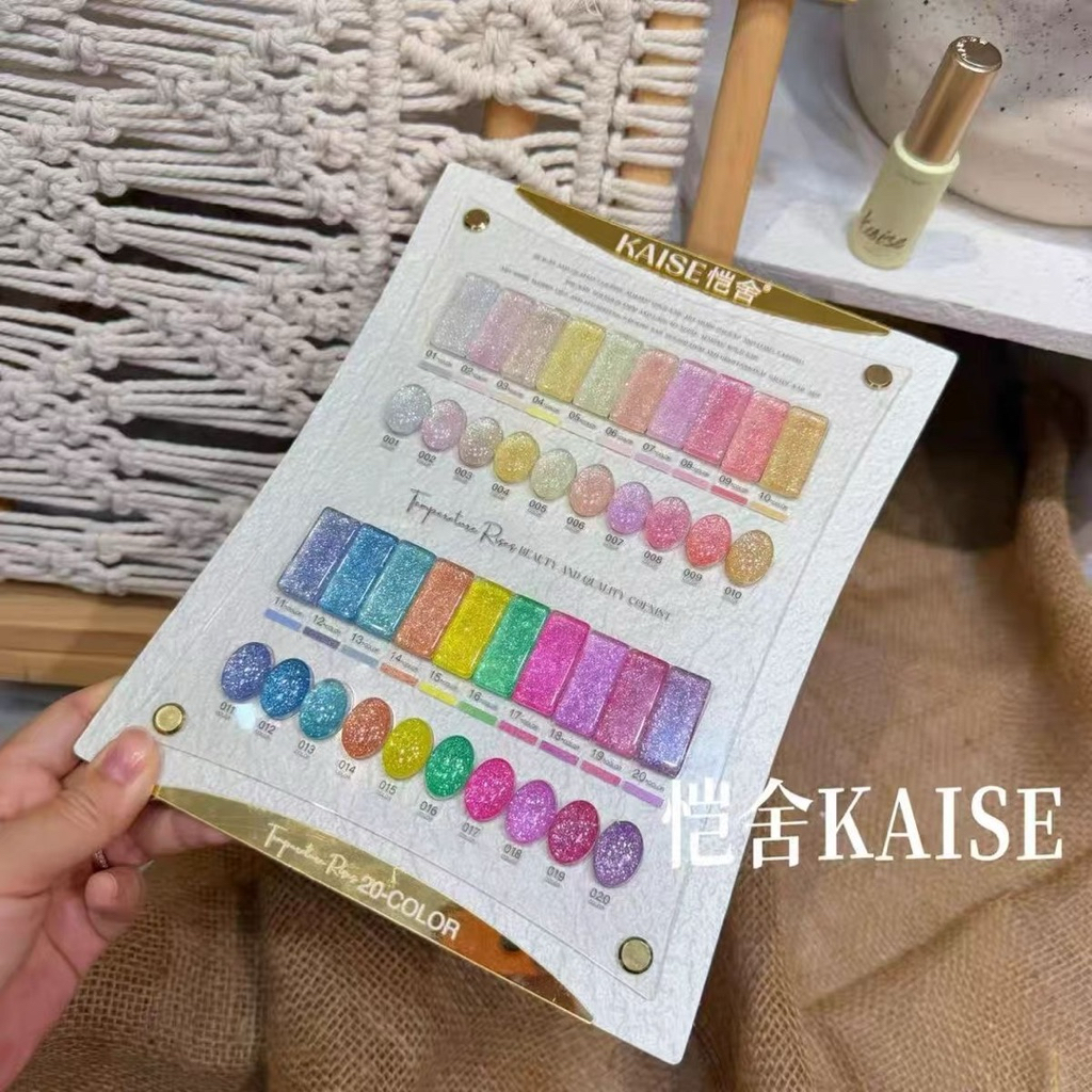 ใหม่ Kaise สีแฟลชนีออน 20 สี ✨❤️‍🔥
