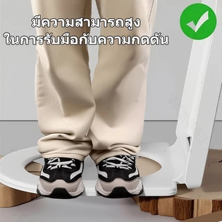 ฝารองนั่งชักโครก ทรง U/V แบบหนาพิเศษ กันกระแทก ปิดนุ่ม ติดตั้งง่าย
