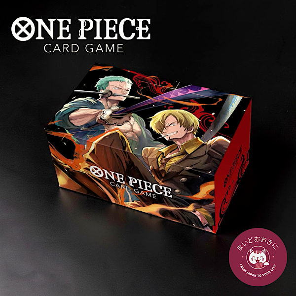 BANDAI ONE PIECE Card Game Official Storage Box Zoro & Sanji Recommended Age: 9 years and up