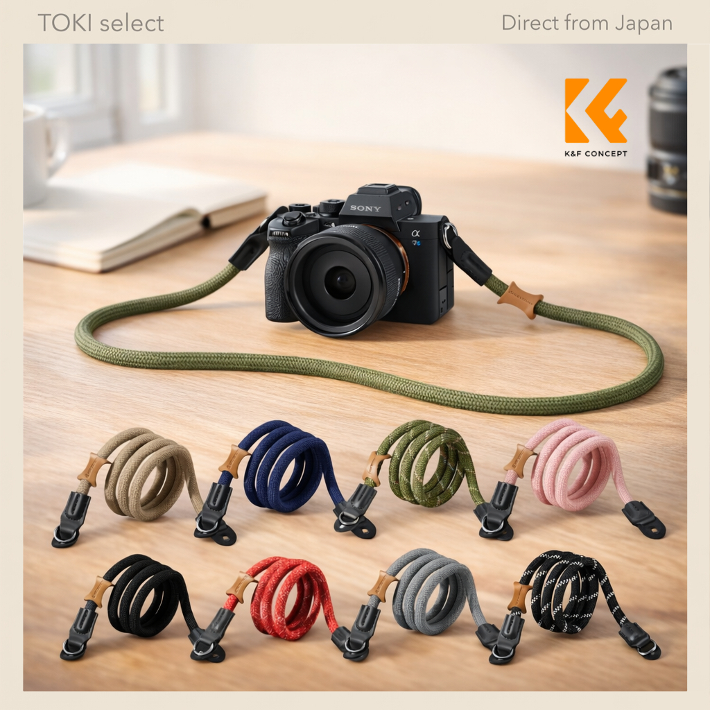K&F Concept Camera Neck Strap Rope Shoulder Strap Leather Camera Strap DSLR Mirrorless Universal