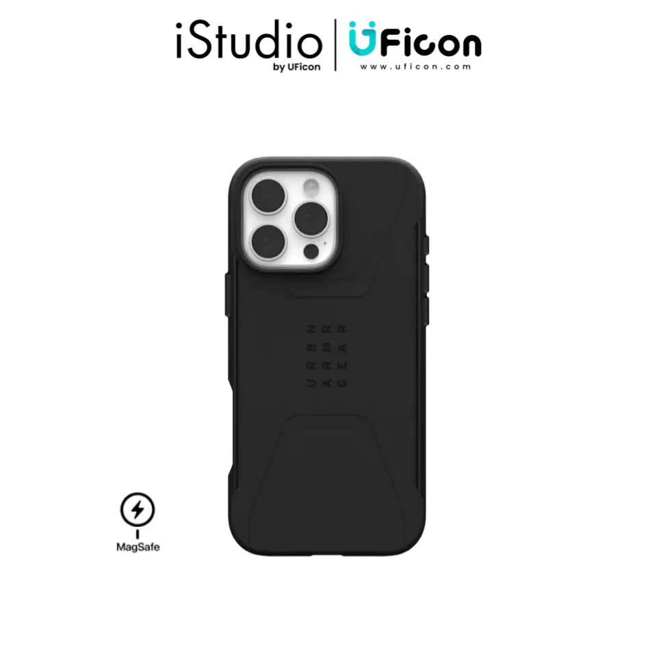 UAG Civilian Magsafe เคส iPhone 16 Pro Max - Black ; iStudio by UFicon