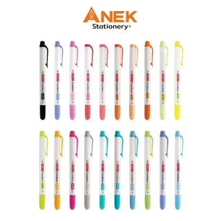 ปากกาเน้นข้อความ ทวินไลเนอร์ Twinliner Soft Dong-A 20 สี (จำนวน 1 แท่ง)