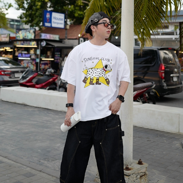 QCLOTH BOXY OVERSIZE : DOG STAR ราคา ถูกที่สุด ดีลบีเคเค แกลเลอรีภาพที่ 9