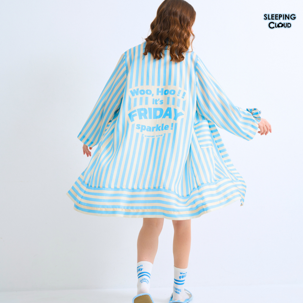 ชุดนอน SLEEPING CLOUD | ชุดนอน 100% LYOCELL ผ้านุ่ม เย็น ใส่สบาย : เสื้อคลุม  7Days