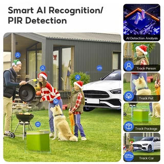 MeeGoo WiFi Wireless Camera กล้องวงจรปิดไร้สาย Outdoorกันน้ำIP65 แบตเตอรี่ในตัว Night Vision PIR