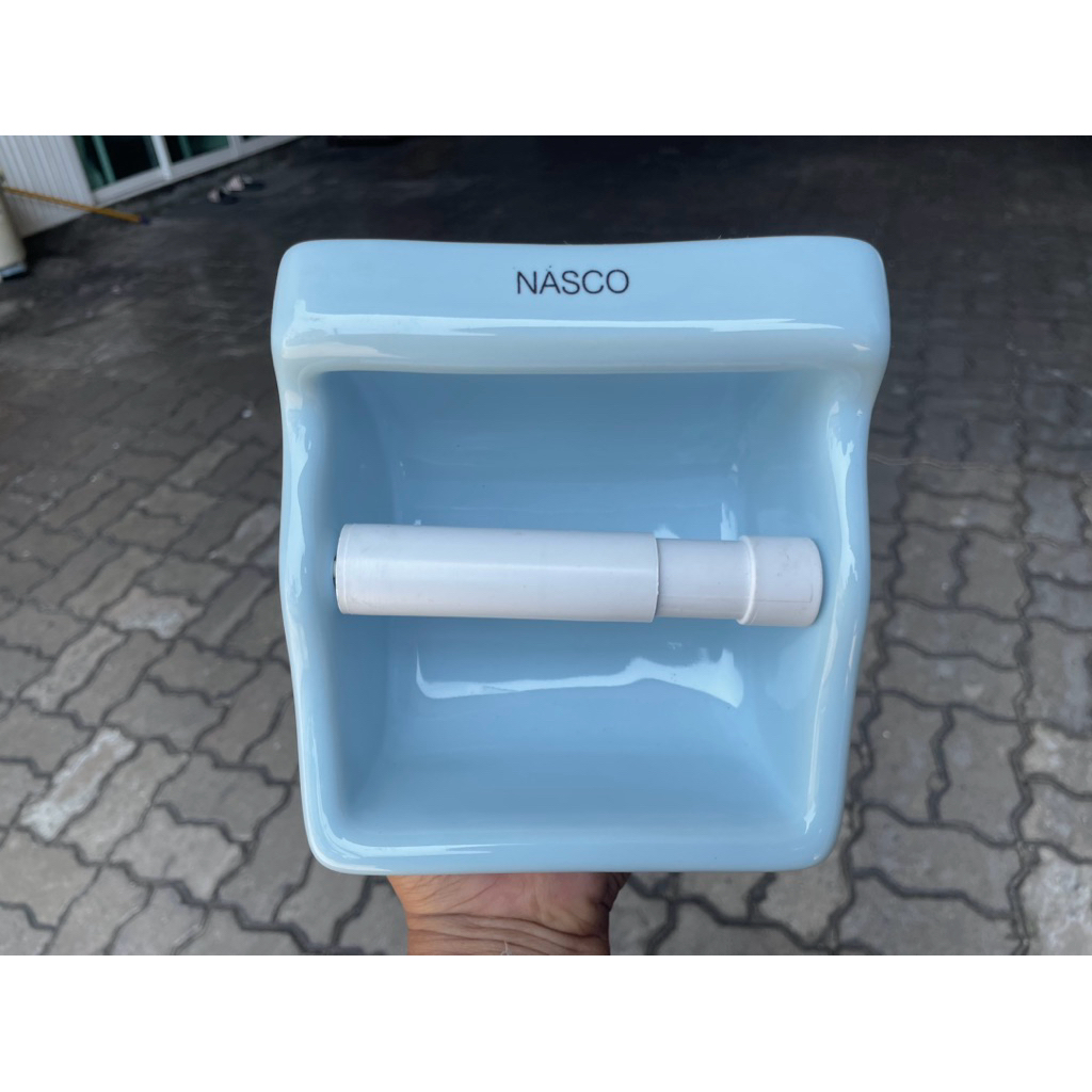 ที่ใส่กระดาษทิชชู่ NASCO มือหนึ่ง สีฟ้า