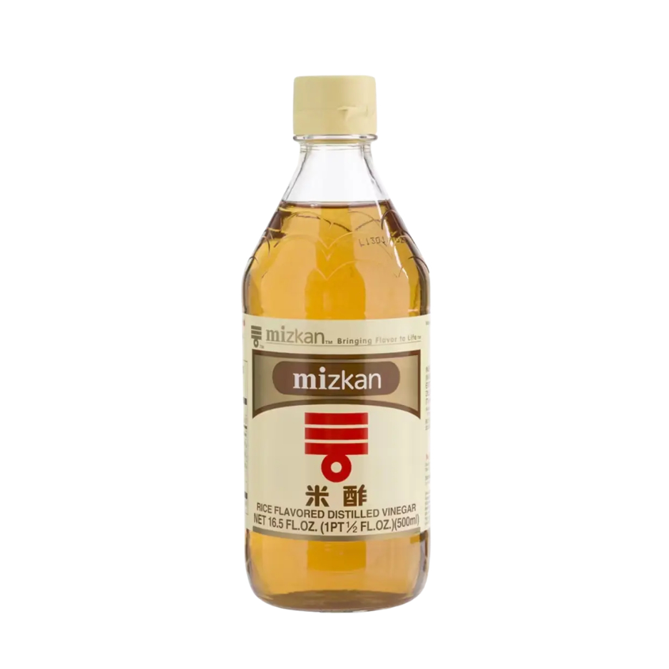 น้ำส้มสายชูกลั่นจากข้าว มินกัน Mizkan Rice Flavored Distilled Vinegar 500ml.