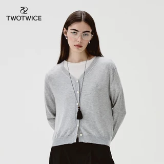 Twotwice - HEM Cardigan *สินค้าพร้อมส่ง*