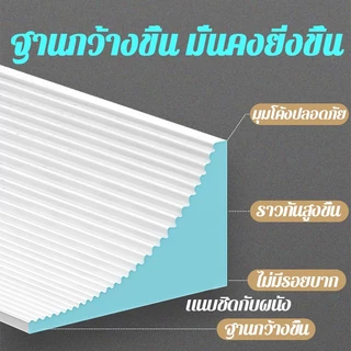 💦แถบปิดผนึกซิลิโคนเคาน์เตอร์ 1-3 เมตร มีกาวในตัว นุ่มไม่บาดผิว แถบซิลิโคนกันน้ำ แถบรักษาน้ำ แถบซิลิโคนซีลด้านล่างประตู