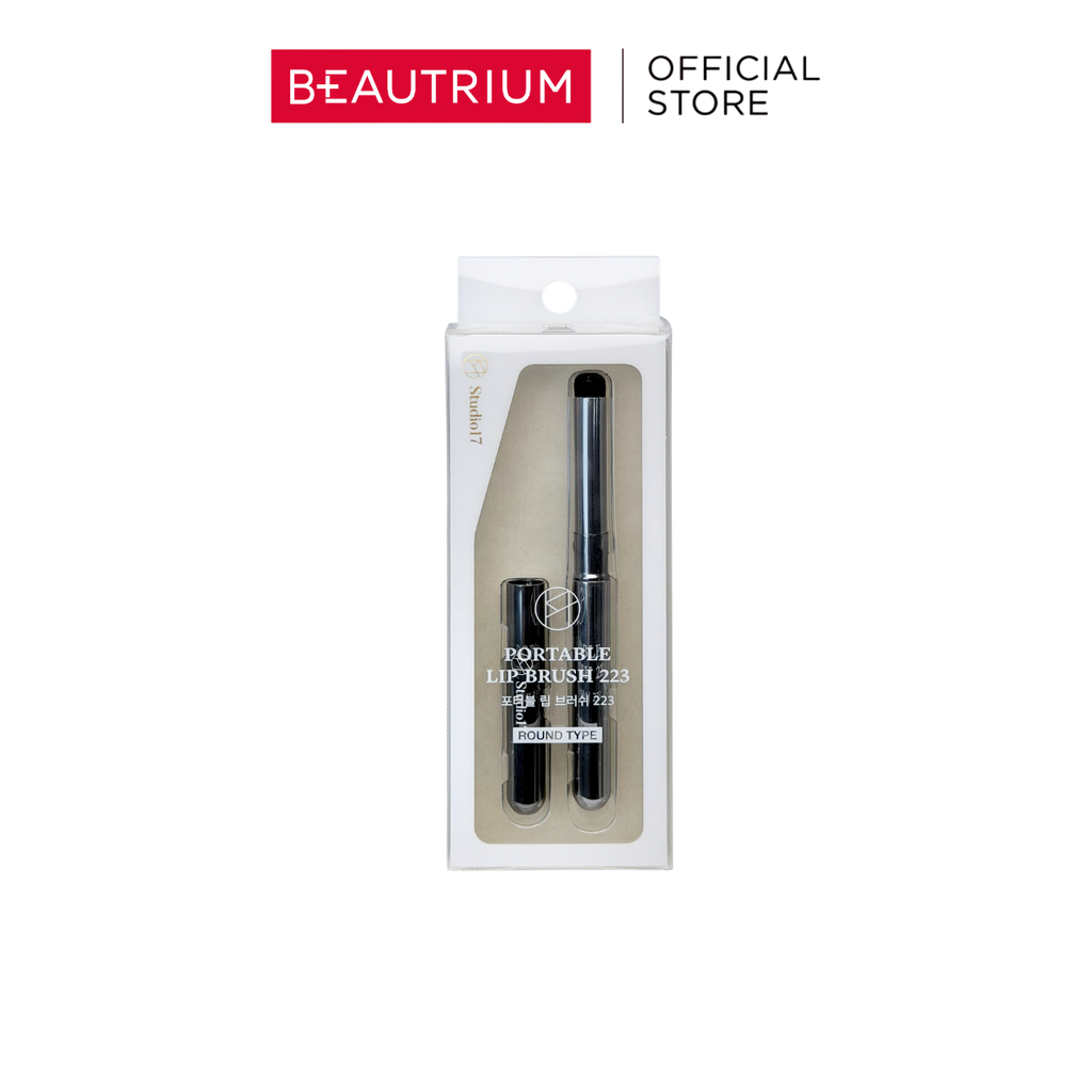 STUDIO17 Portable Lip Brush Round 223 แปรงแต่งหน้า 1pc