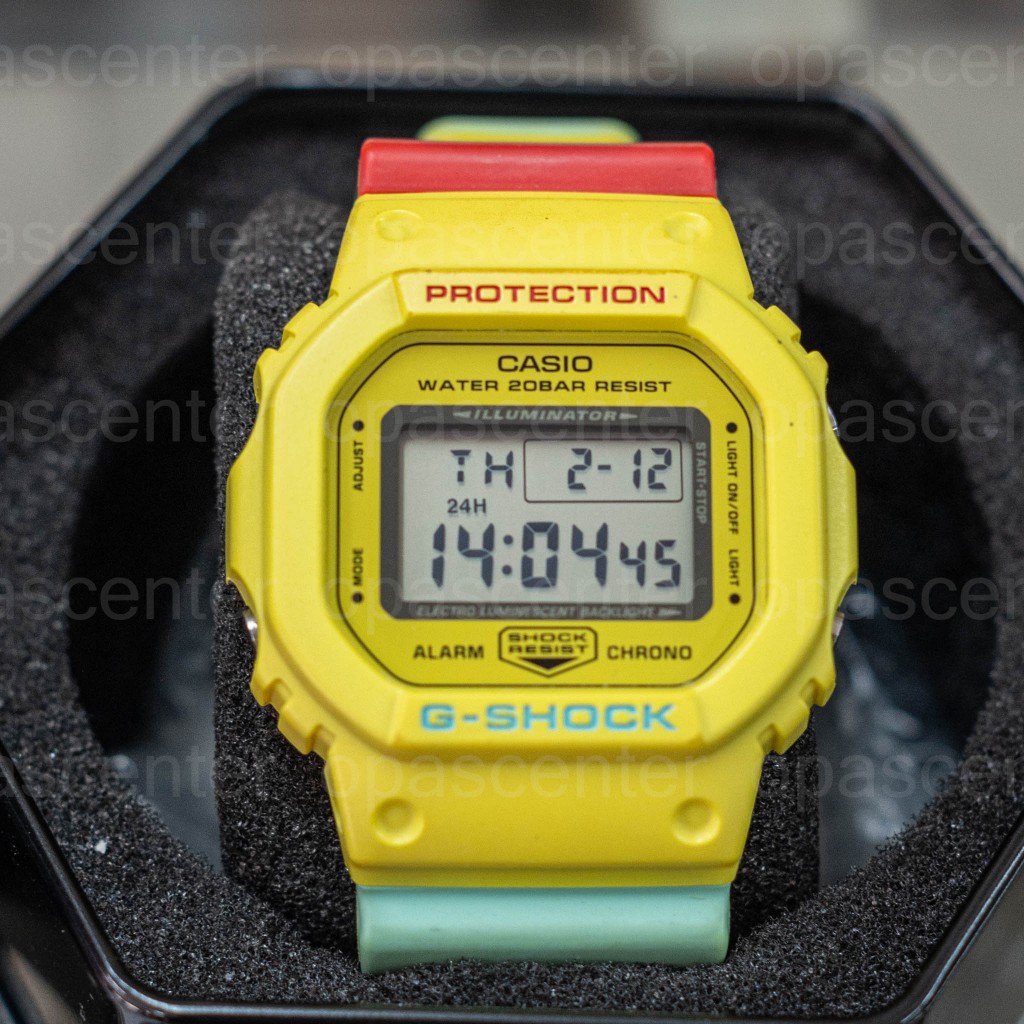 *มือสอง*นาฬิกา CASIO G-SHOCK ของแท้ รุ่นสีพิเศษ DW-5600CMA-9 สภาพใหม่ ยกกล่อง