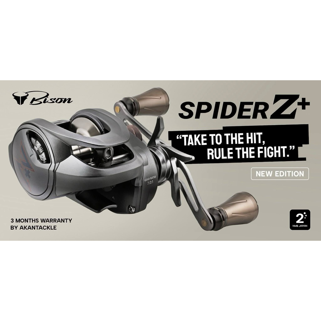 BISON SPIDER Z+ รอกเบทหยด SPIDER Z + New 2025