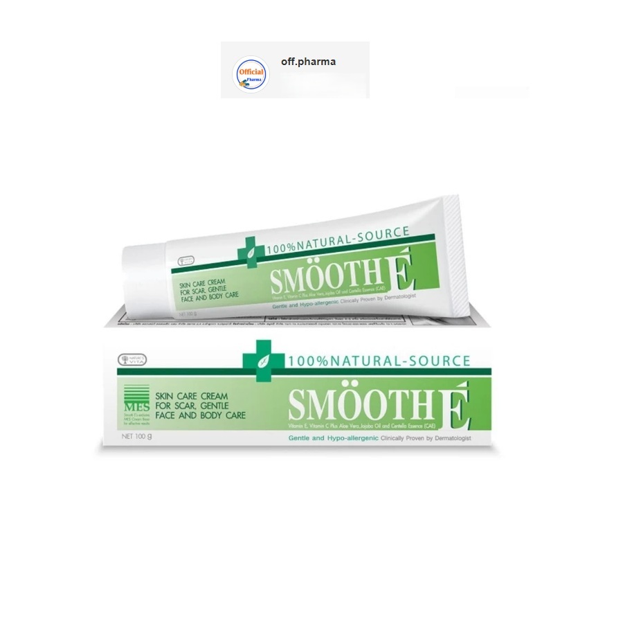 Smooth E Cream 100g ครีมบำรุงผิว ลดรอยแผลเป็นและจุดด่างดำ