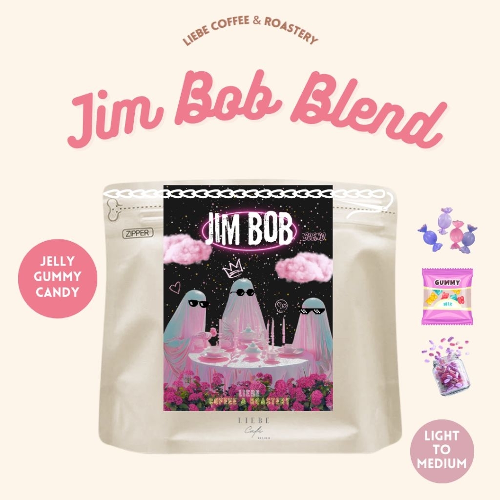 เมล็ดกาแฟ Jim Bob Blend เมล็ดกาแฟ Ethiopia sidamo guji Kyoho Jelly Blend กับ Ethiopia Hambela และ Yirgacheefe