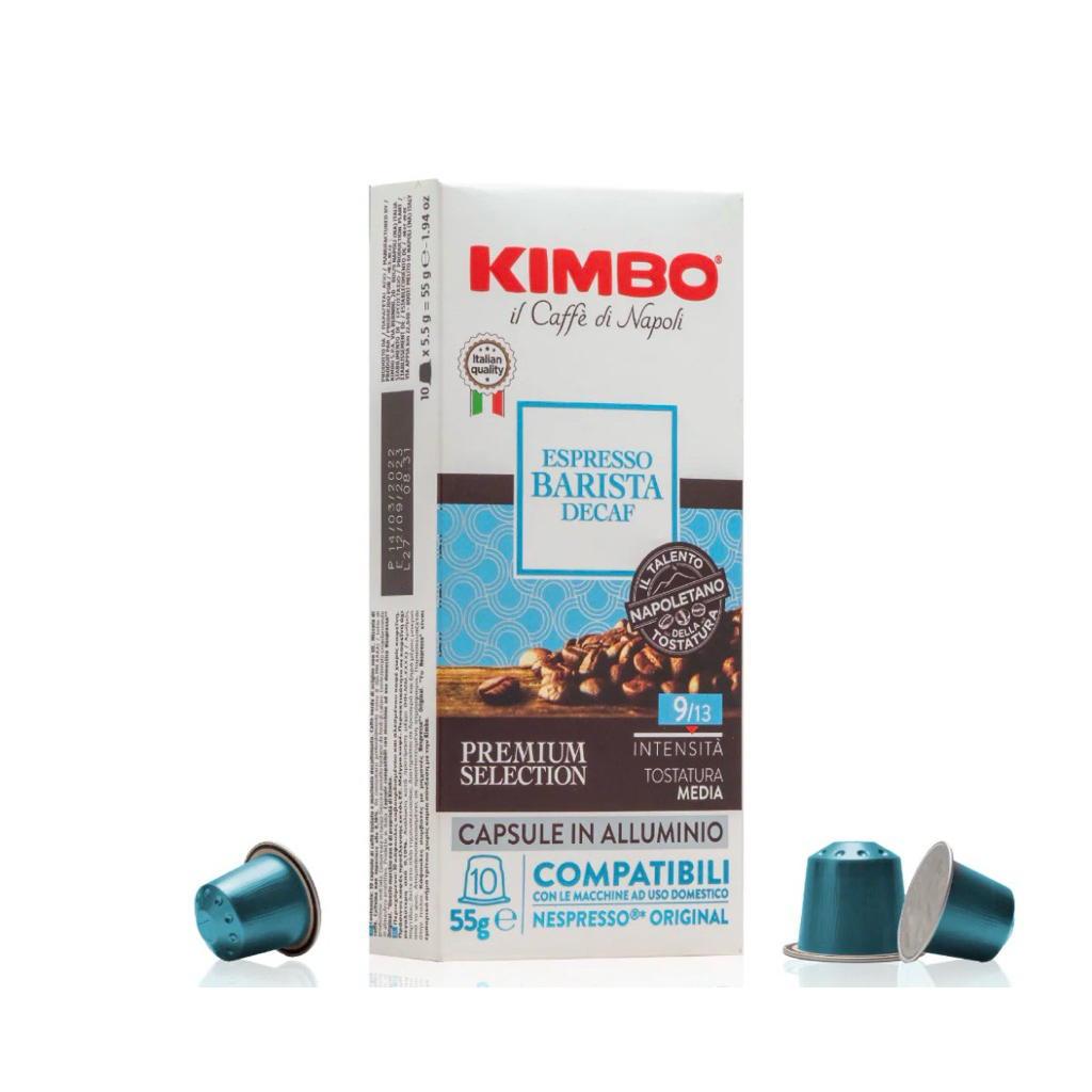 Kimbo Espresso Barista Ristretto/Arabica/Napoli/Barista Decaf Nespresso Caps 10Pcs