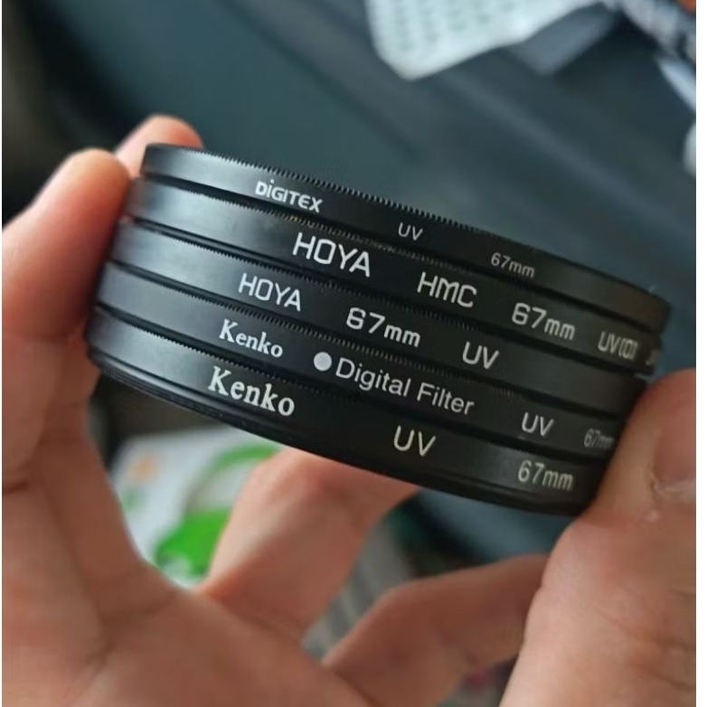 ฟิลเตอร์หน้า 67mm มี 7 ตัว ตัวละ 99 บาทเท่านั้น